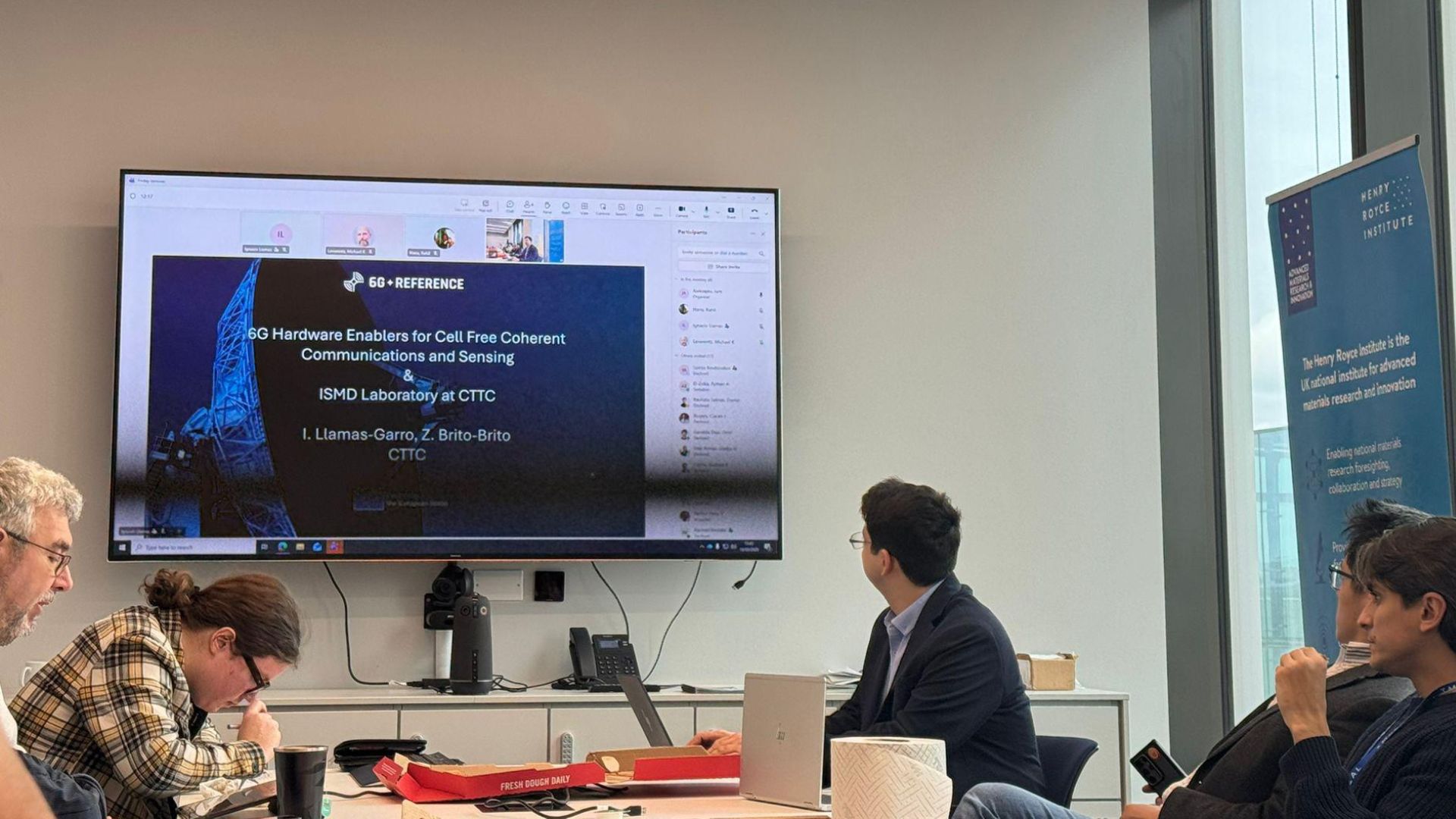 CTTC Presents 6G-REFERENCE in a Seminar at the Henry Royce Institute of Imperial College London